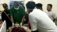 Korban luka mendapat perawatan di rumah sakit. Metro TV/Reuters TV/detikFoto.