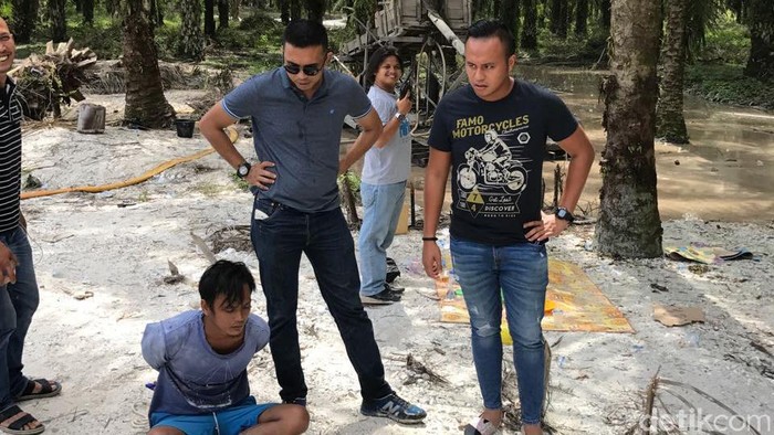 Polisi Tangkap 2 Pelaku Tambang Emas Ilegal di Kuansing Riau