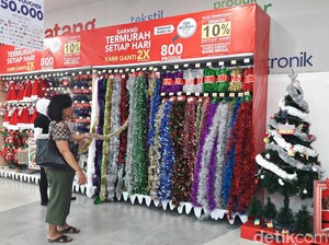 Tambahan Diskon 30% Semua Aksesoris Natal di Transmart Carrefour