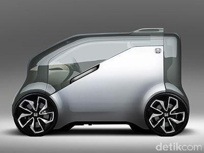 Honda Bikin Konsep Mobil Pintar, Bentuknya Kotak