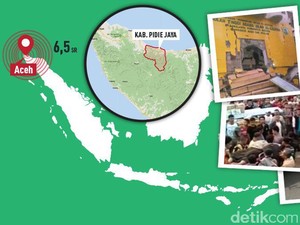 Korban Tewas Gempa Aceh Jadi 101 Orang