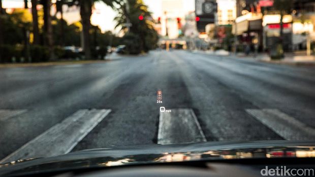 Ada timer di kaca mobil