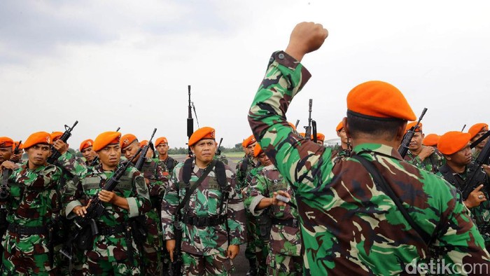 1 Kompi pasukan paskhas TNI Angkatan Udara yang terdiri dari pasukan medis dan tanggap SAR kembali dikirim ke Aceh untuk membantu korban gempa.