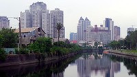Di Kota Kaohsiung, mengalir sebuah sungai dengan nama unik. Ai He, atau Love River. Dinamakan demikian karena suasana di sungai ini katanya romantis kalau malam tiba (Wahyu/detikTravel)