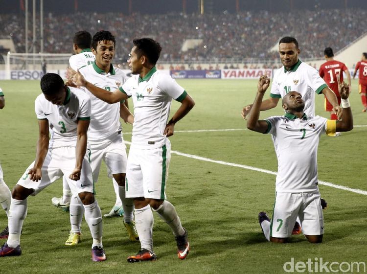 Ekspresi Kebahagiaan Timnas Indonesia