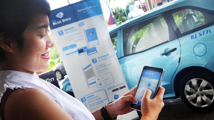 Pesan Taksi Blue Bird Kini Bisa Pakai Aplikasi GO-JEK
