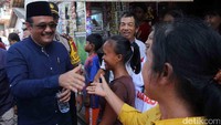 Djarot berkampanye di Kramat Tunggak, Jakarta Utara, Jumat (9/12/2016).