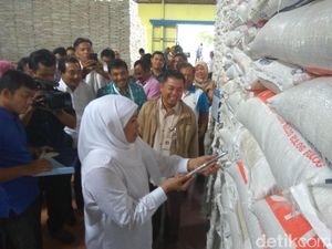 Mensos Pastikan Stok Beras untuk Korban Gempa Aceh Cukup dan Layak Konsumsi