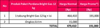Promo Bright Gas dalam Memperingati HUT Pertamina ke-59, 10 Desember 2016