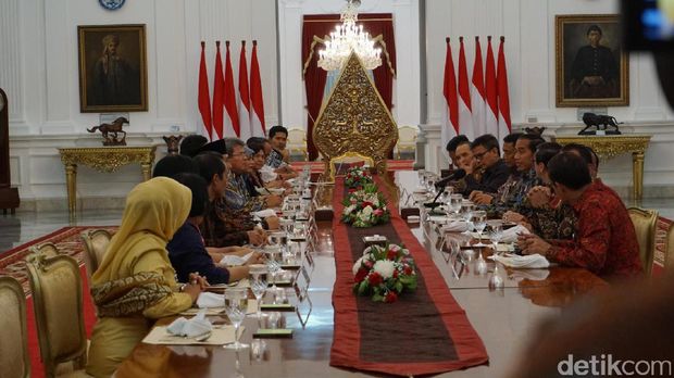 Pertemuan Presiden Jokowi dengan Komnas HAM di Istana, Jumat (9/12/2016)