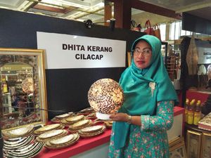 Hiasan Kerang Asal Cilacap Ini Diekspor ke Sudan dan Mesir