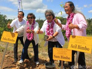 Grup Bimbo Tanam Pohon di Lanskap Cagar Biosfer di Riau
