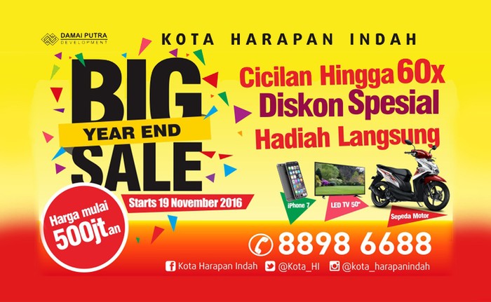 Raih Kesempatan Emas Akhir Tahun di Kota Harapan Indah