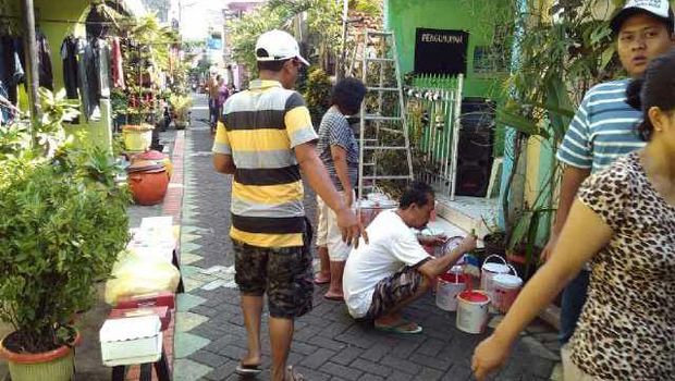 Dulu Wisma Esek-esek, Kini Kampung di Eks Dolly Mulai Berwarna