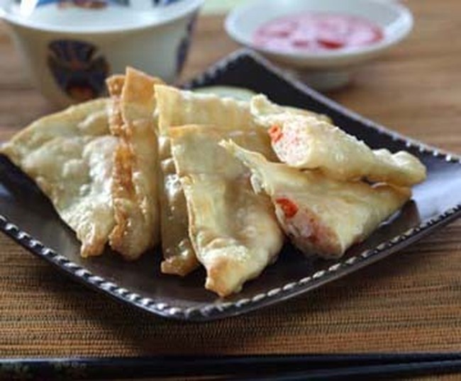 Belum Punya Camilan Enak? Yuk, Bikin Pangsit Goreng Isi Suun dan Sayur!