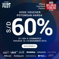 Harbolnas Dimulai! Berikut Daftar Lengkap Promo Terbaik di 200 Lebih E-Commerce!