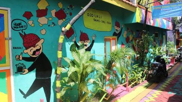Dulu Wisma Esek-esek, Kini Kampung di Eks Dolly Mulai Berwarna