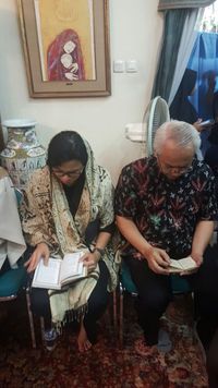 Sri Mulyani dan Boediono Melayat ke Rumah Duka Mar'ie Muhammad