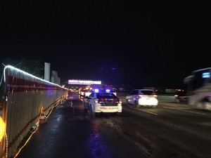 Jalur KM 17 Tol Jakarta-Cikampek yang Terkena Amblasan Kembali Normal