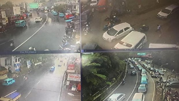 Tol Ciawi Sampai Mega Mendung Macet, Polres Bogor Berlakukan <i>One Way</i> ke Puncak