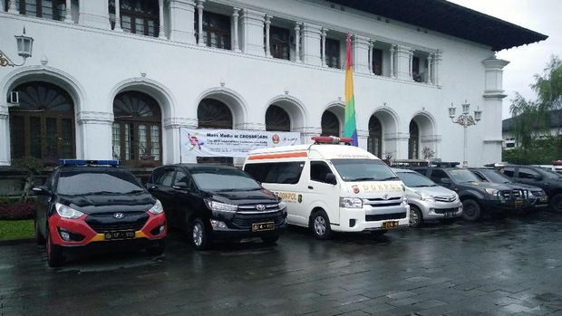 Jelang Doa Bersama di Gasibu, Polisi Amankan Rute Pergerakan Jamaah