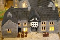 Wouw! Wanita Ini Bikin Replika Desanya Seluruhnya dari Kue