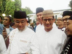 Anies-Sandi Datangi Rumah Prabowo, Laporkan Perkembangan Kampanye