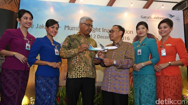 Garuda Indonesia Layani Penerbangan Jakarta-Mumbai