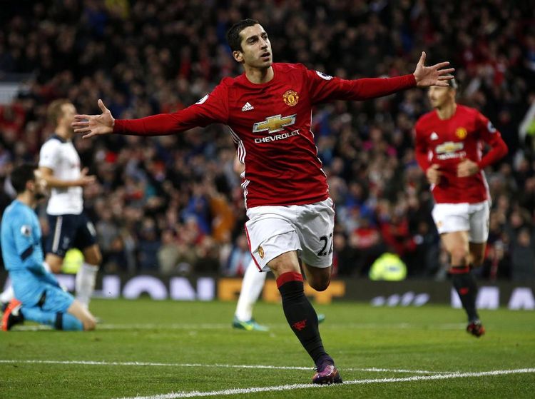 Gol Mkhitaryan Menangkan MU atas Spurs
