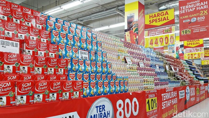 Transmart Carrefour Tawarkan Berbagai Bonus Susu Anak