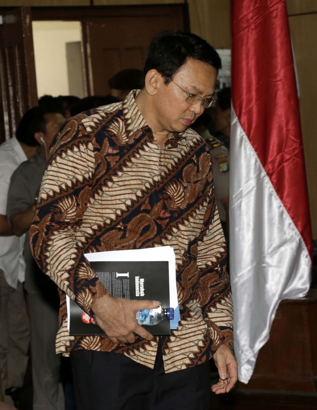 Ahok Jalani Sidang Perdana Jakarta Governor Basuki Tjahaja Purnama, popularly known as