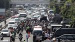 Situasi Lalu Lintas di Depan PN Jakut Usai Sidang Ahok