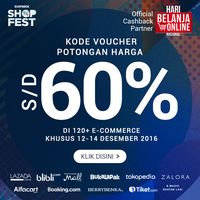 Promo Harbolnas Terbaik Hari Kedua di 200 Lebih E-Commerce