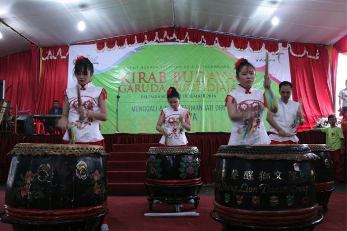Hebohnya Kirab Budaya Garuda Srioeidjaja 2016 di Palembang