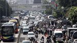 Situasi Lalu Lintas di Depan PN Jakut Usai Sidang Ahok