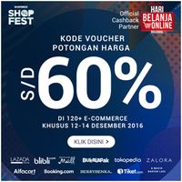 Harbolnas: Cashback 99% untuk Pembelian Musik Online dan Voucher Diskon Rp 250.000