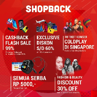 Cashback Harbolnas s/d 99% + Cashback Setiap Beli Pulsa, Tiket Nonton, dan Pesan Uber