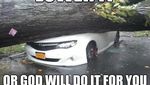 Drama Mobil Ceper dalam Gambar Lucu