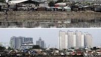 Berikut ini adalah foto Lanskap Waduk Pluit, Jakarta Utara, yang diambil pada Selasa (13/12/2016). Sementara foto dibawahnya yakni Pemandangan kawasan waduk tahun 2011 silam. Foto: Ari Saputra