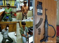 Tangkap 4 Penembak Warga Pidie, Polisi Temukan Satu Pucuk AK-56