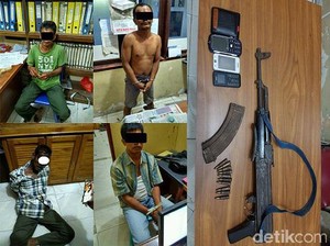Tangkap 4 Penembak Warga Pidie, Polisi Temukan Satu Pucuk AK-56