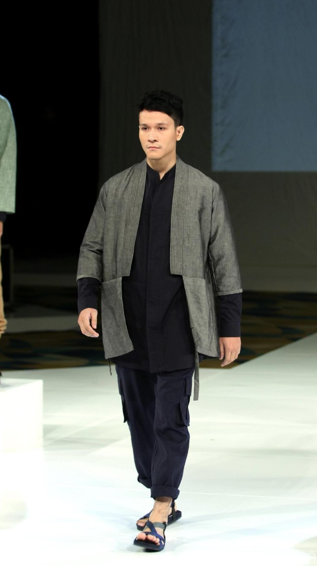 Koleksi Ria Miranda Mengangkat tema Ria Miranda Trend Show 2017 di The Hall Lt.8 Senayan City. Jakarta. [Foto: Mohammad Abduh/Wolipop]