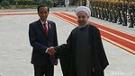 Ke Iran, Jokowi Disambut Presiden Hassan Rouhani