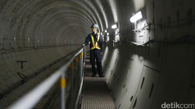 Proyek Pembangunan MRT Capai 50 Persen