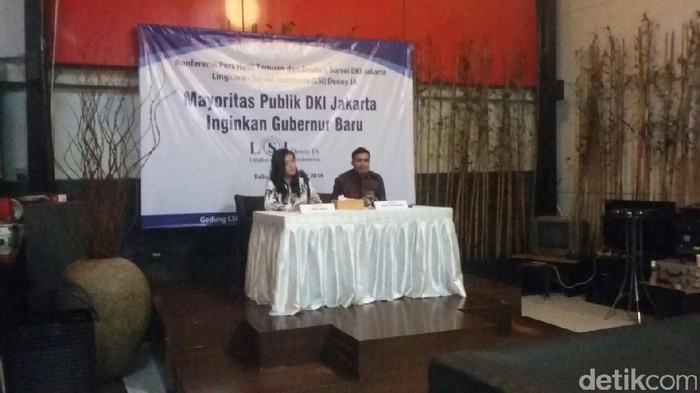 LSI Denny JA: Ada 3 Penyebab Warga DKI Ingin Gubernur Baru