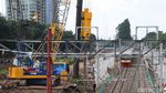 Pembangunan Jalur Kereta Bandara di Dukuh Atas