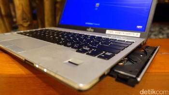 Untuk keamanan dibekali PalmSecure. (Foto: detikINET/Adi Fida Rahman)