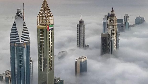 Penampakan Dubai dari ketinggian