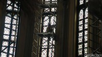 Perbaikan yang dilakukan berupa interior gereja.