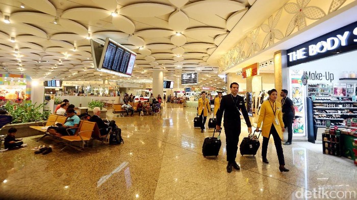 Bandara Internasional Chhatrapati Shivaj, di Mumbai, India, tampil dengan gaya modern dipadu warisan budaya India. Seperti apa? Yuk, intip foto-fotonya!
